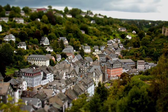 Ein wunderschöner Ausblick über die Felder der Eifel